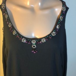 Marina Rinaldi top with gem stones size M